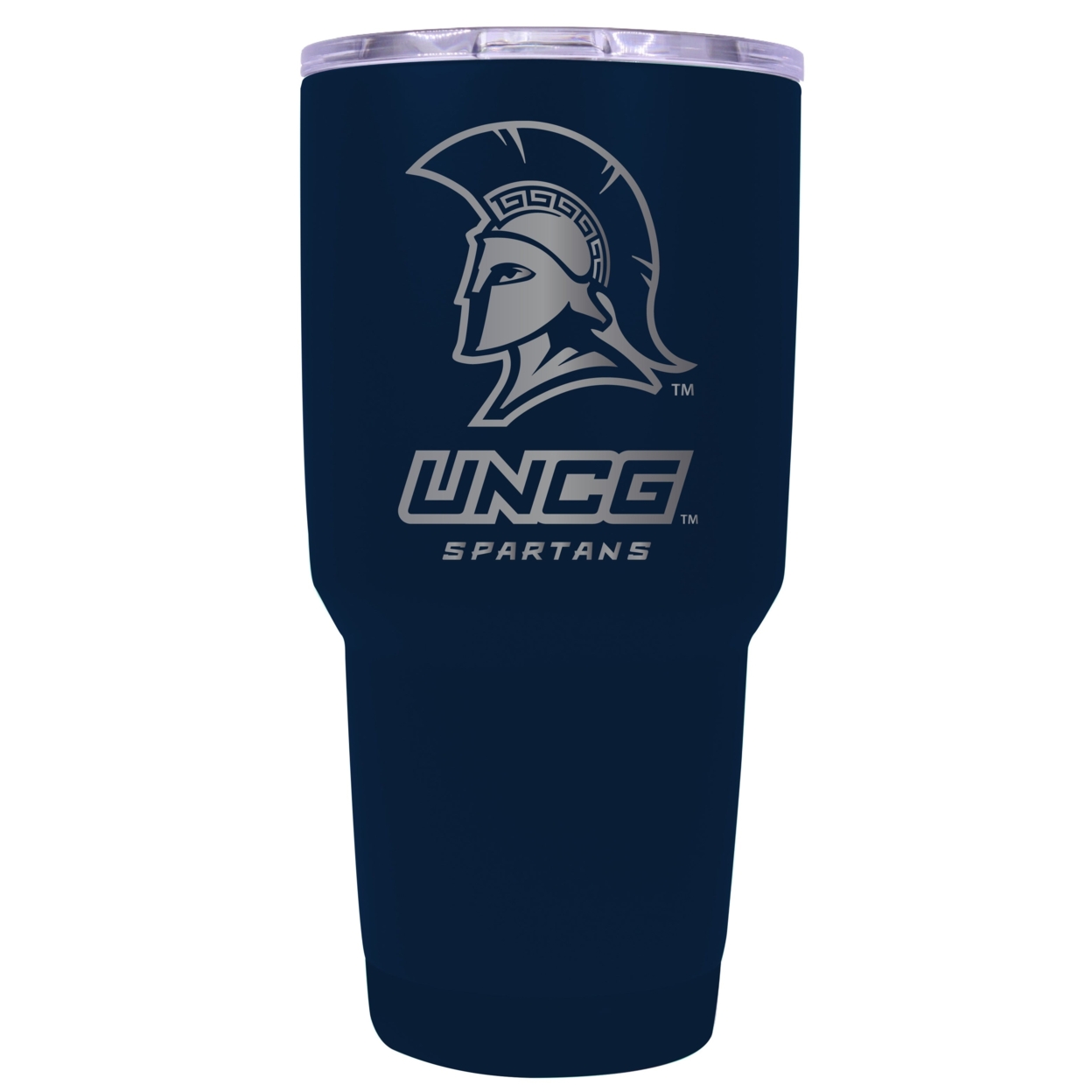 North Carolina Greensboro Spartans 24 Oz Laser Engraved Stainless Steel Insulated Tumbler - Choose Your Color. - Seafoam