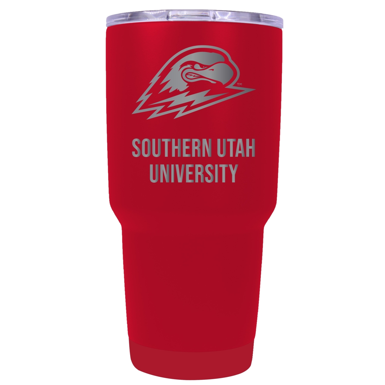 Southern Utah University 24 Oz Laser Engraved Stainless Steel Insulated Tumbler - Choose Your Color. - Red