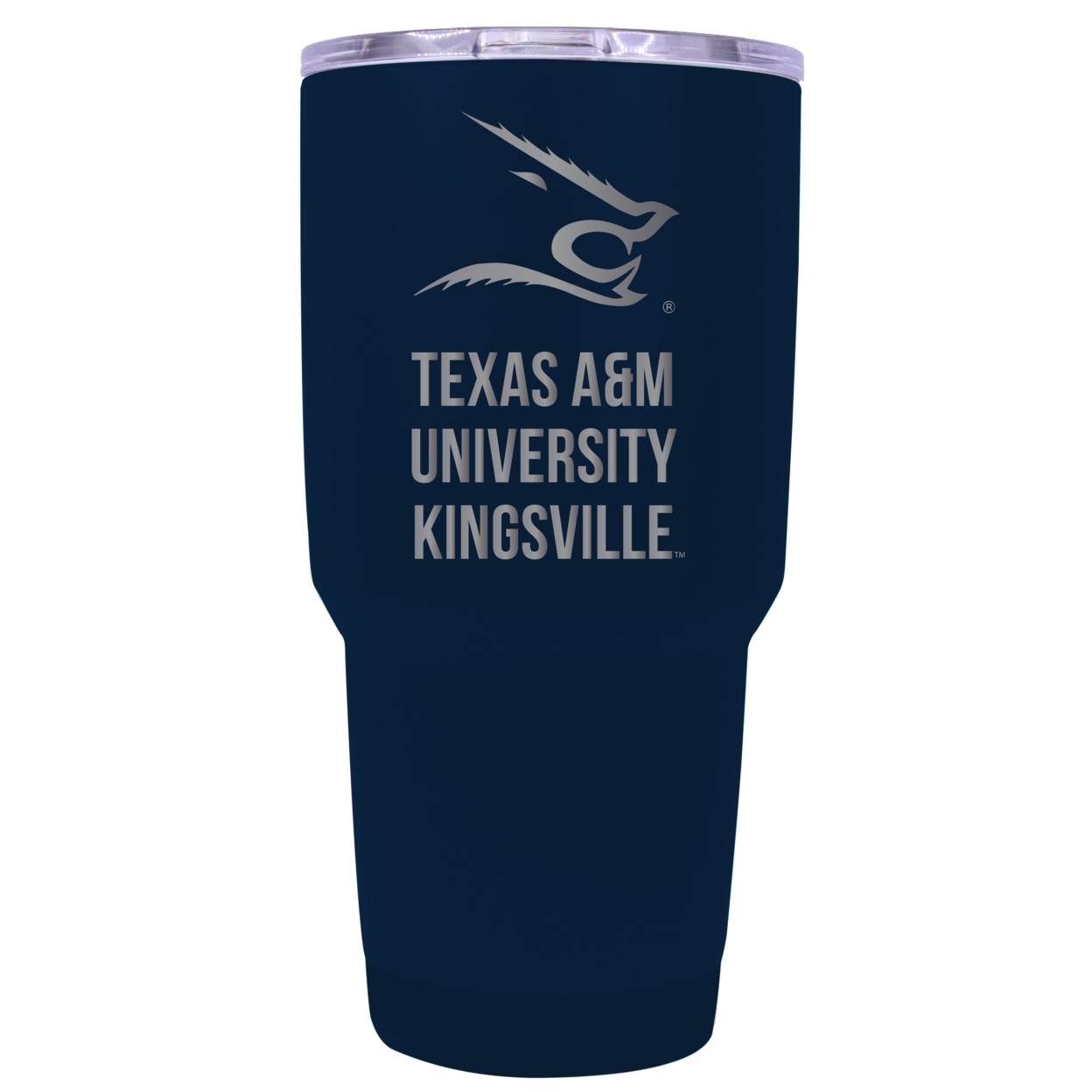 Texas A&M Kingsville Javelinas 24 Oz Laser Engraved Stainless Steel Insulated Tumbler - Choose Your Color. - Seafoam
