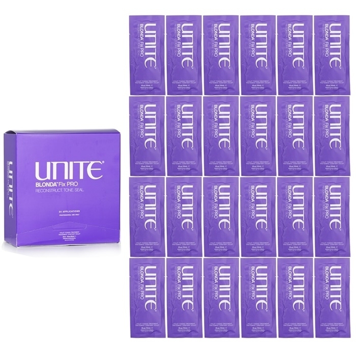 Unite BLONDA Fix PRO Violet Toning Treatment (Salon Product) 24x30ml/1oz