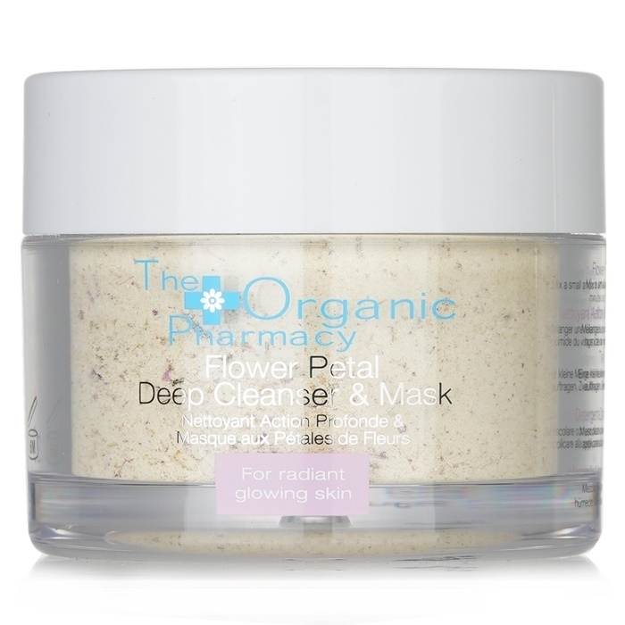 The Organic Pharmacy Flower Petal Deep Cleanser & Mask - For Radiant Glowing Skin 60g/2.14oz