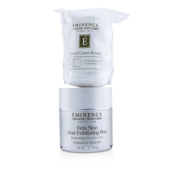 Eminence Firm Skin Acai Exfoliating Peel (with 35 Dual-Textured Cotton Rounds) 50ml/1.7oz