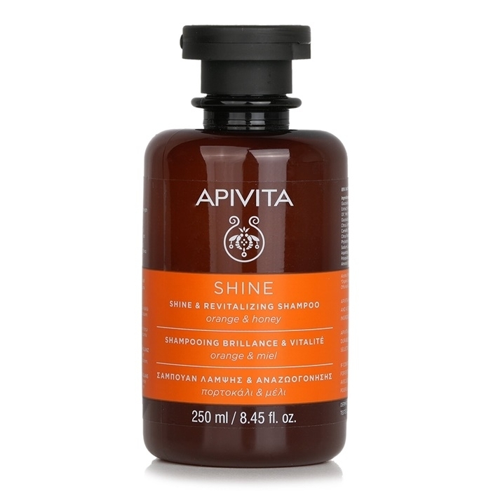 Apivita Shine & Revitalizing Shampoo With Orange & Honey 250ml/8.45oz