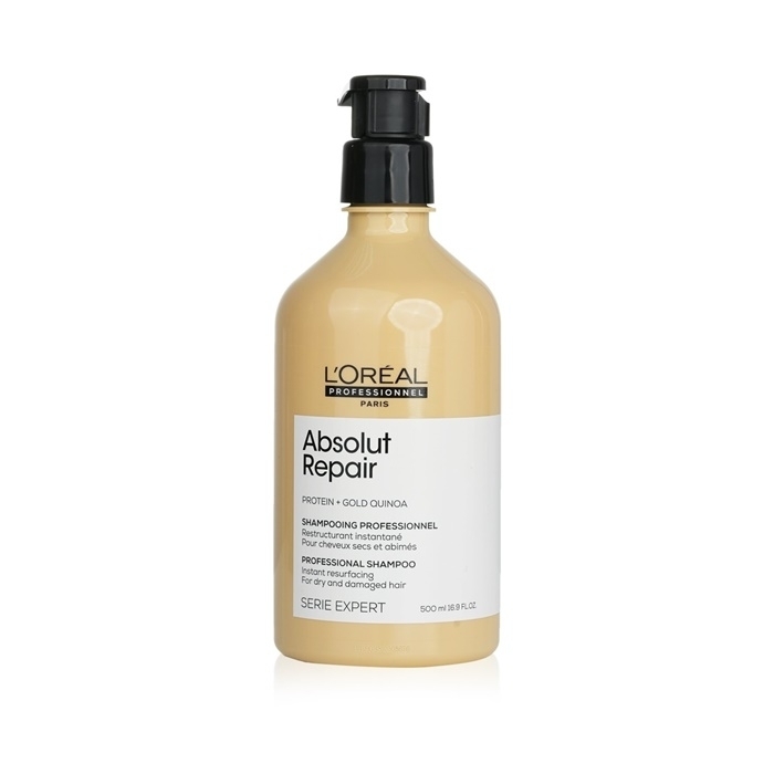 L'Oreal Professionnel Serie Expert - Absolut Repair Gold Quinoa + Protein Instant Resurfacing Shampoo 500ml/16.9oz