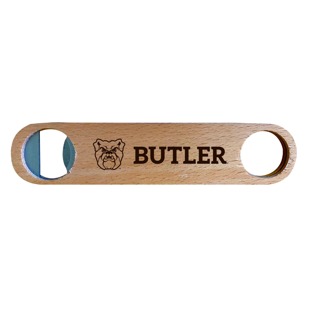 Butler Bulldogs Laser Etched Wooden Bottle Opener College Logo Design