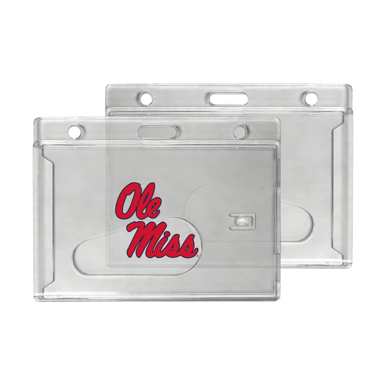 Mississippi Rebels Ole Miss Clear View ID Holder