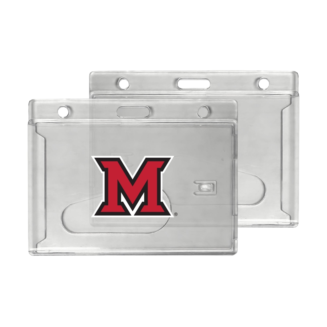 Miami University Of Ohio Clear View ID Holder