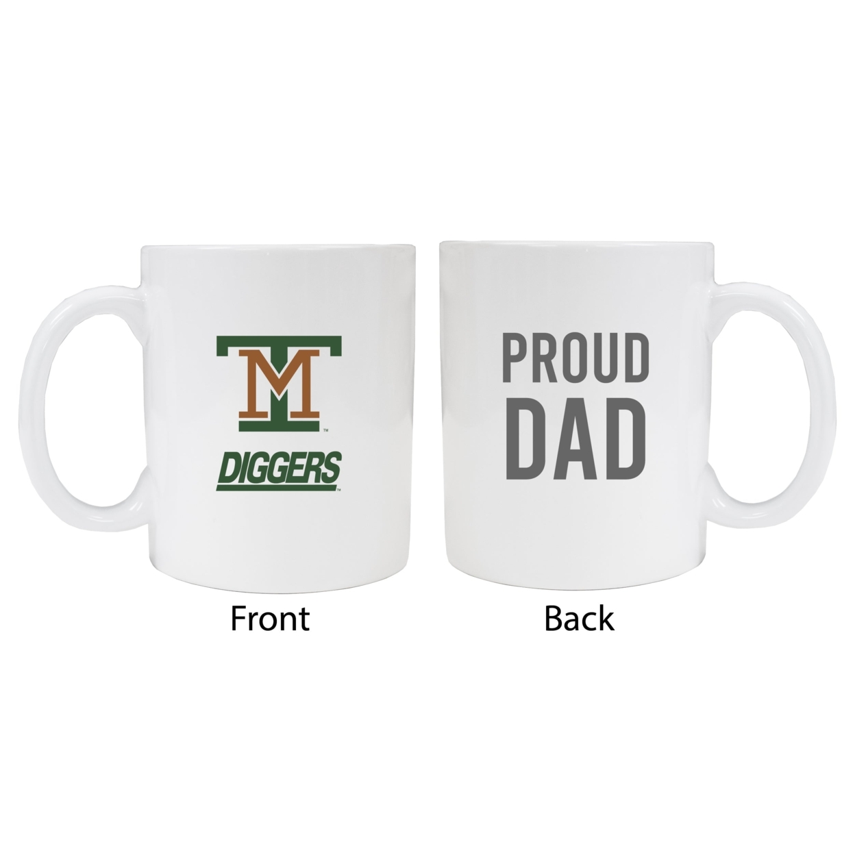 Montana Tech Proud Dad Ceramic Coffee Mug - White