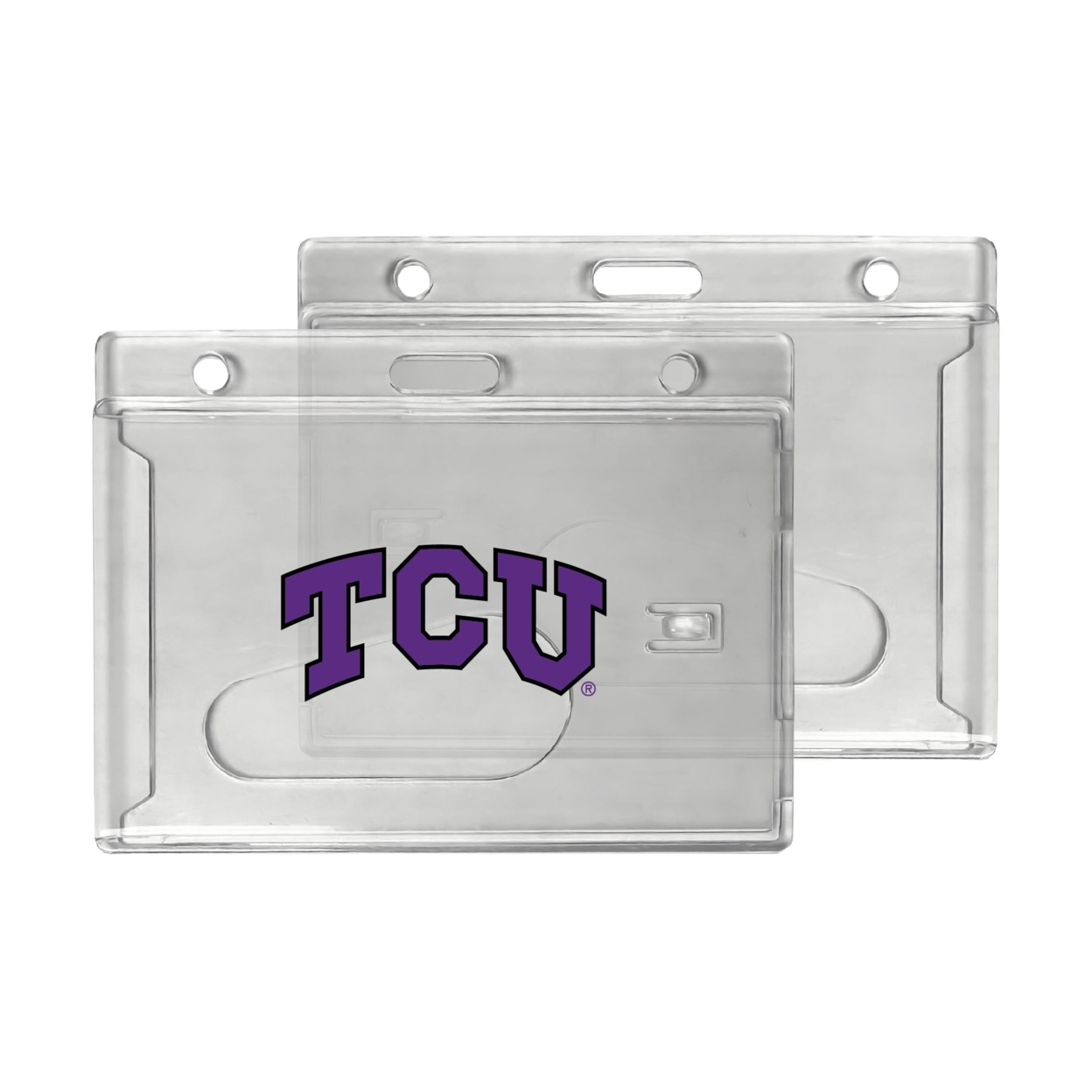 Texas Christian University Clear View ID Holder