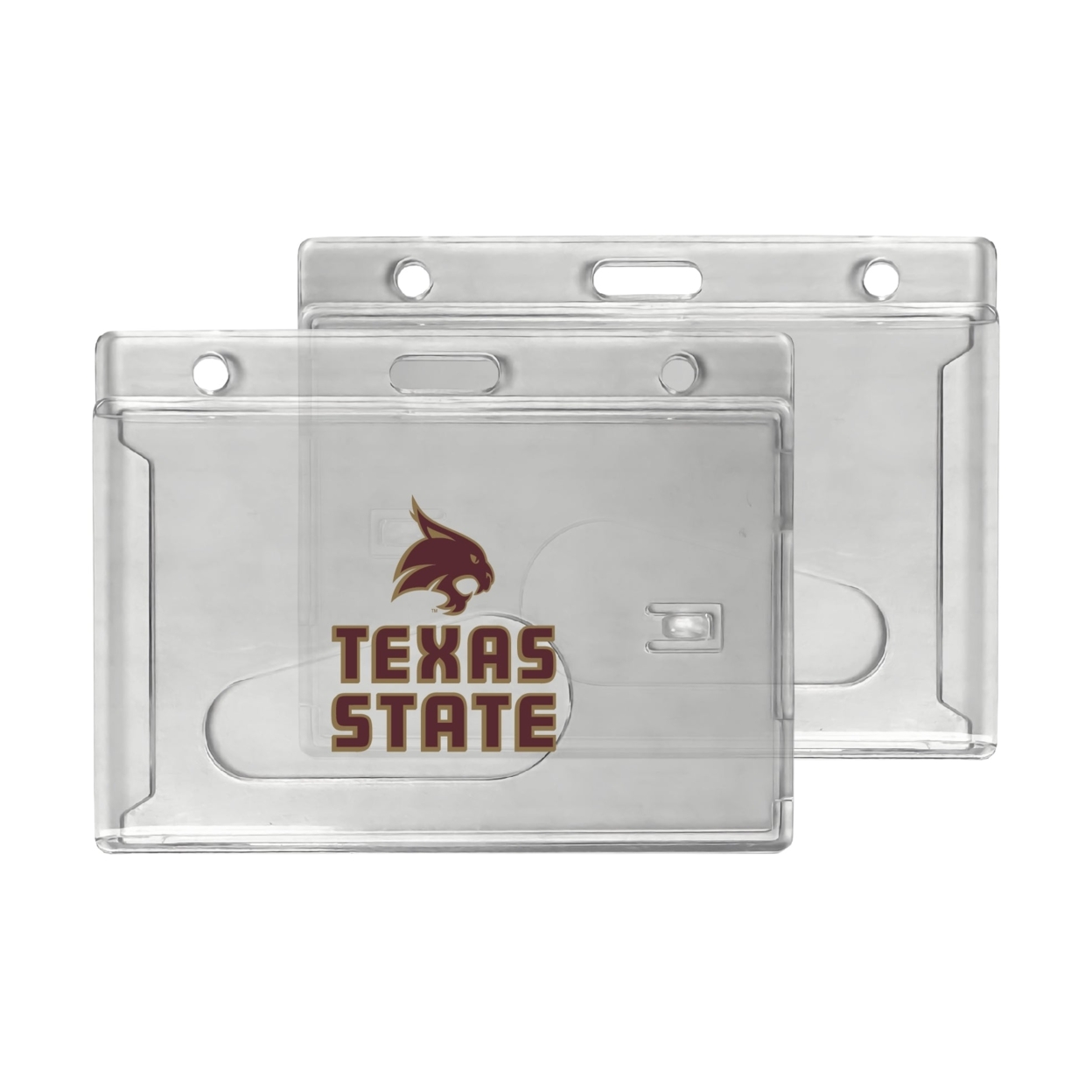 Texas State Bobcats Clear View ID Holder