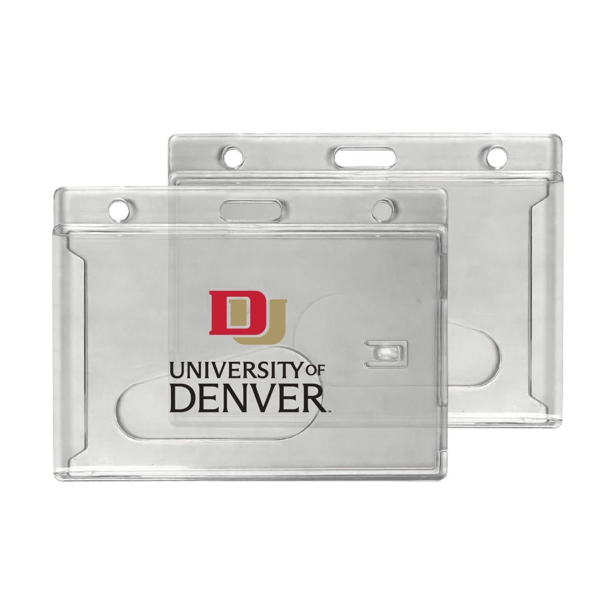 University Of Denver Pioneers Clear View ID Holder
