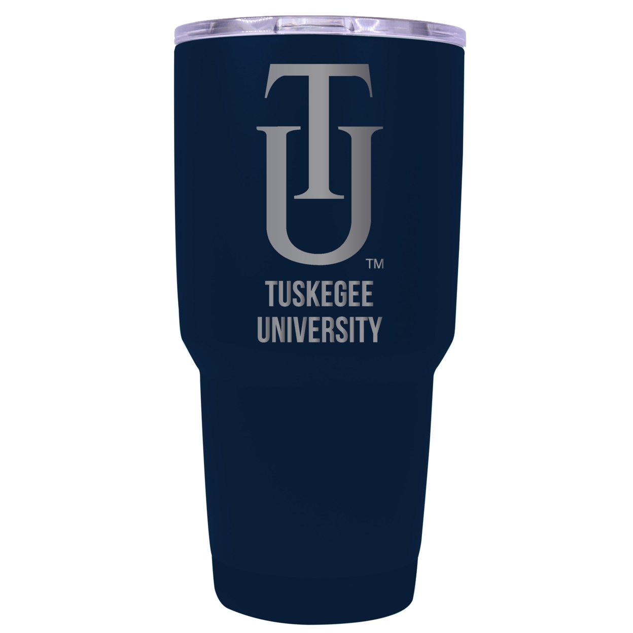 Tuskegee University 24 Oz Laser Engraved Stainless Steel Insulated Tumbler - Choose Your Color. - Navy