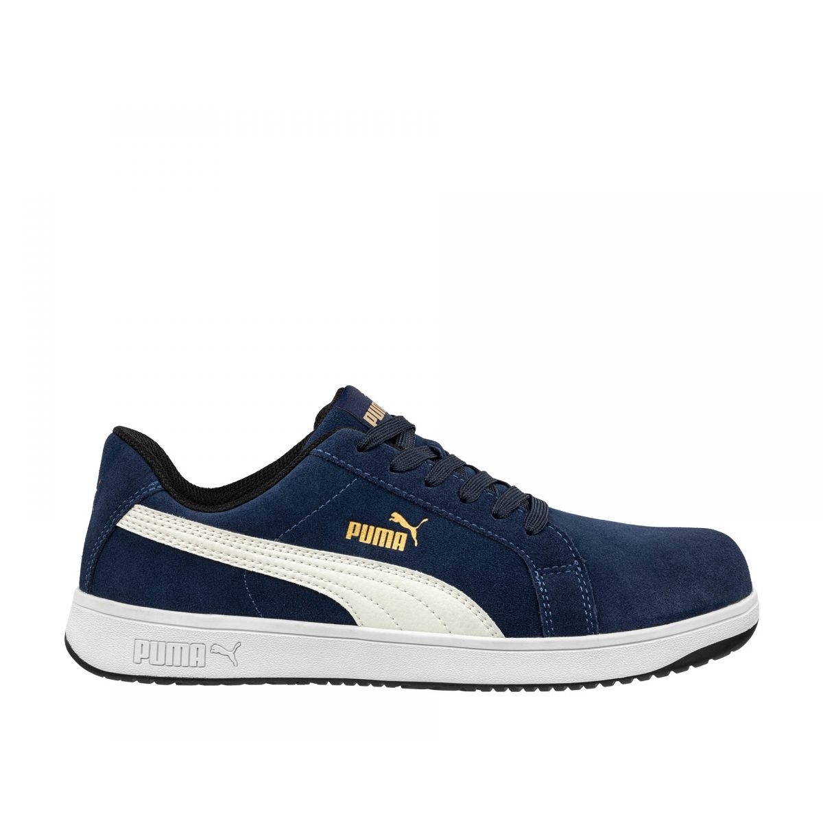 PUMA Safety Men's Iconic Low Composite Toe EH Work Shoes Navy Suede - 640025 ONE SIZE Navy - Navy, 10.5
