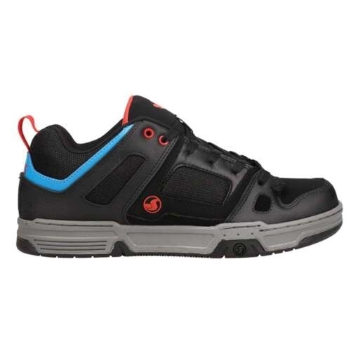 DVS Men's Gambol Skate Shoe 0 BLACK FIERY RED BLUE NUBUCK - BLACK FIERY RED BLUE NUBUCK, 10.5