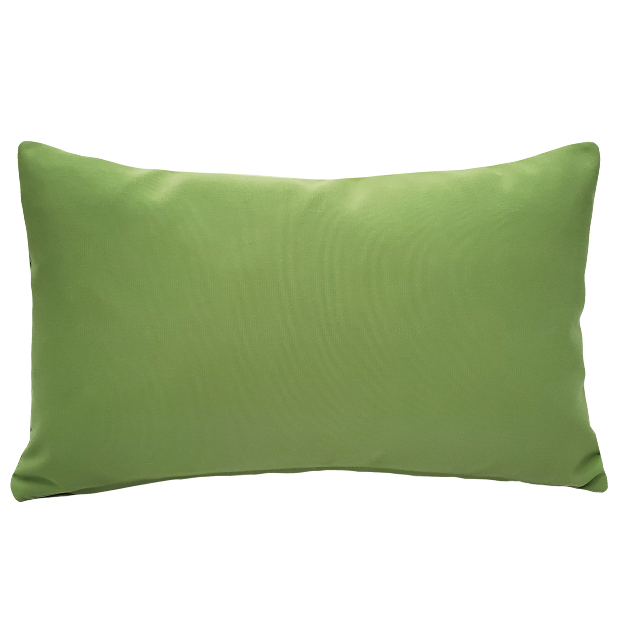 Sunbrella Ginko Green Outdoor Pillow 12x19, With Polyfill Insert