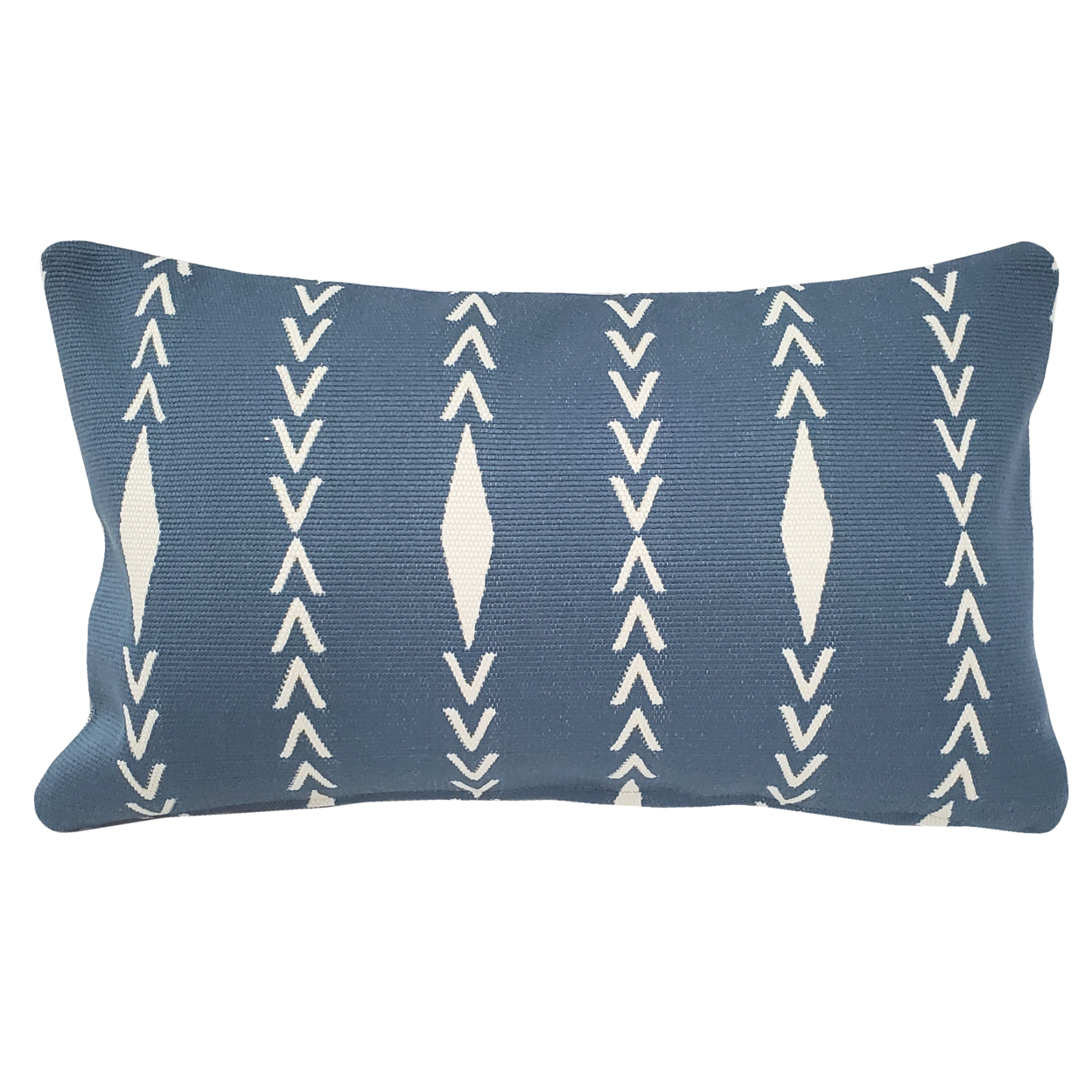 Diamond Ray Mineral Blue Throw Pillow 12x20, With Polyfill Insert