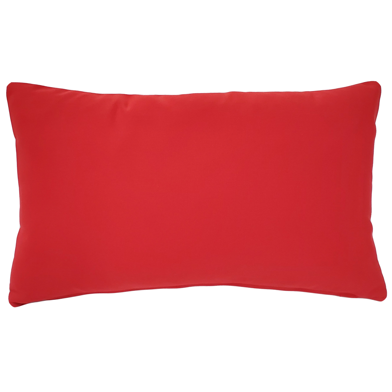 Sunbrella Jockey Red Outdoor Pillow 12x19, With Polyfill Insert