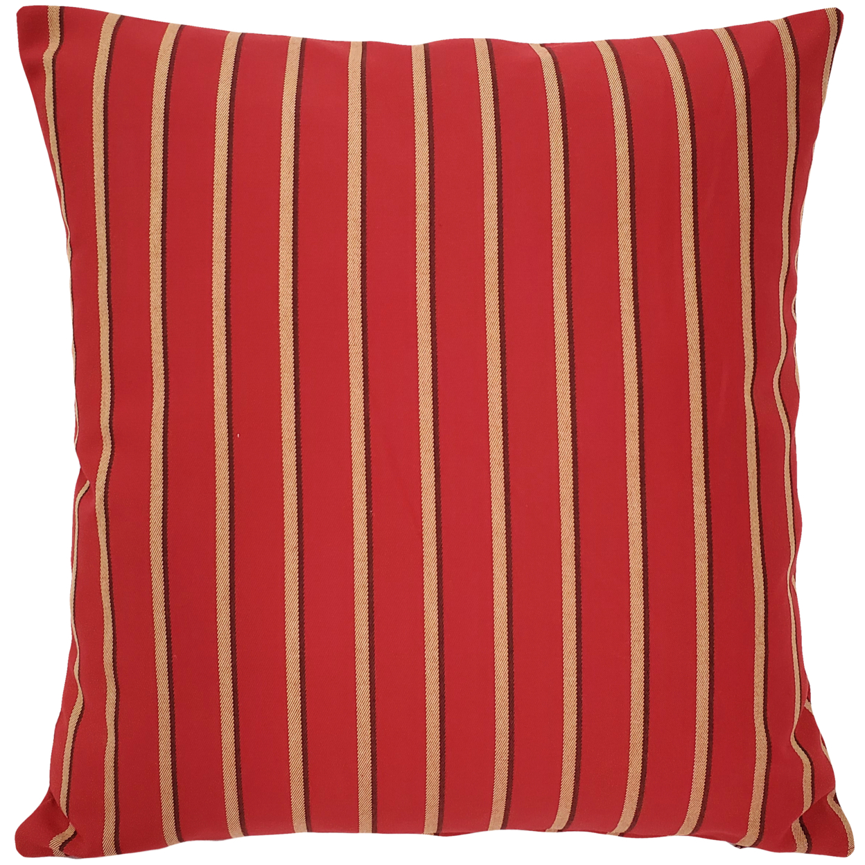 Sunbrella Harwood Crimson Outdoor Pillow 20x20, With Polyfill Insert