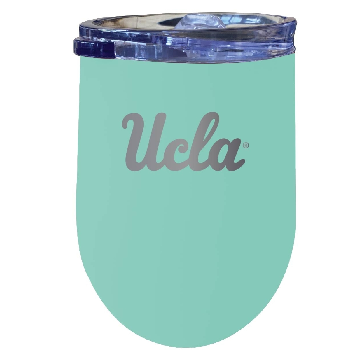 UCLA Bruins 12 Oz Etched Insulated Wine Stainless Steel Tumbler - Choose Your Color - Seafoam