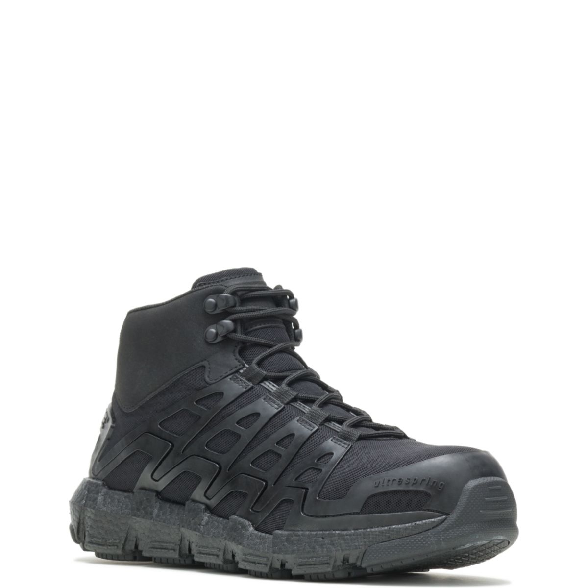 WOLVERINE Men's Rev Vent UltraSpringâ¢ DuraShocksÂ® CarbonMAXÂ® Composite Toe Work Boot Black - W211020 BLACK - BLACK, 12