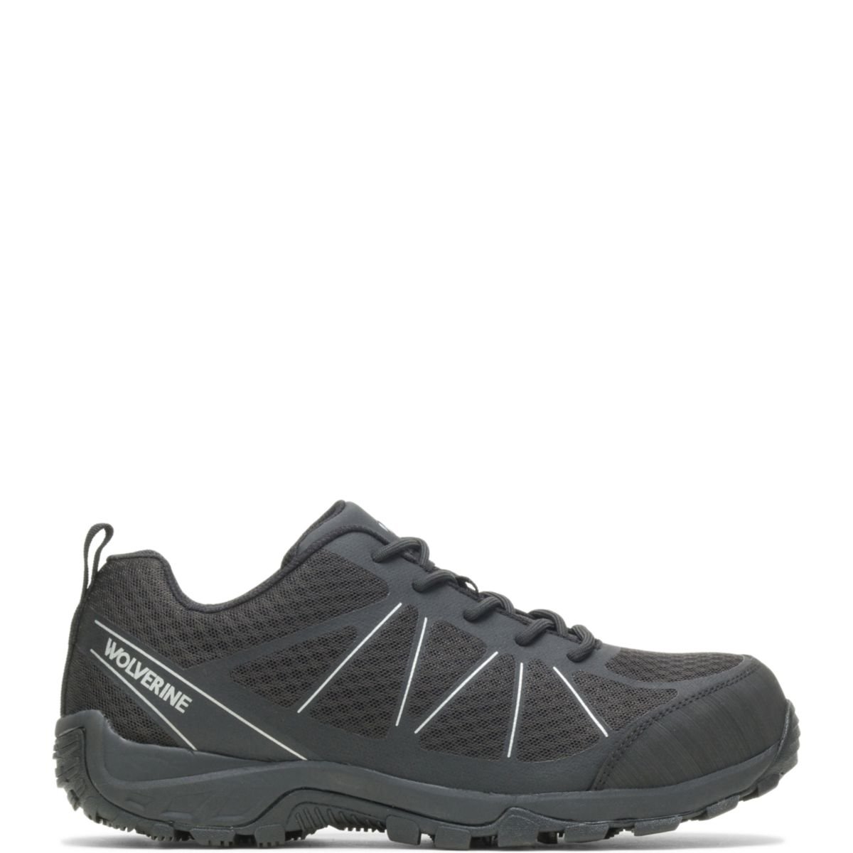 WOLVERINE Men's Amherst II CarbonMAXÂ® Composite Toe Work Shoe Black - W201147 BLACK - BLACK, 12