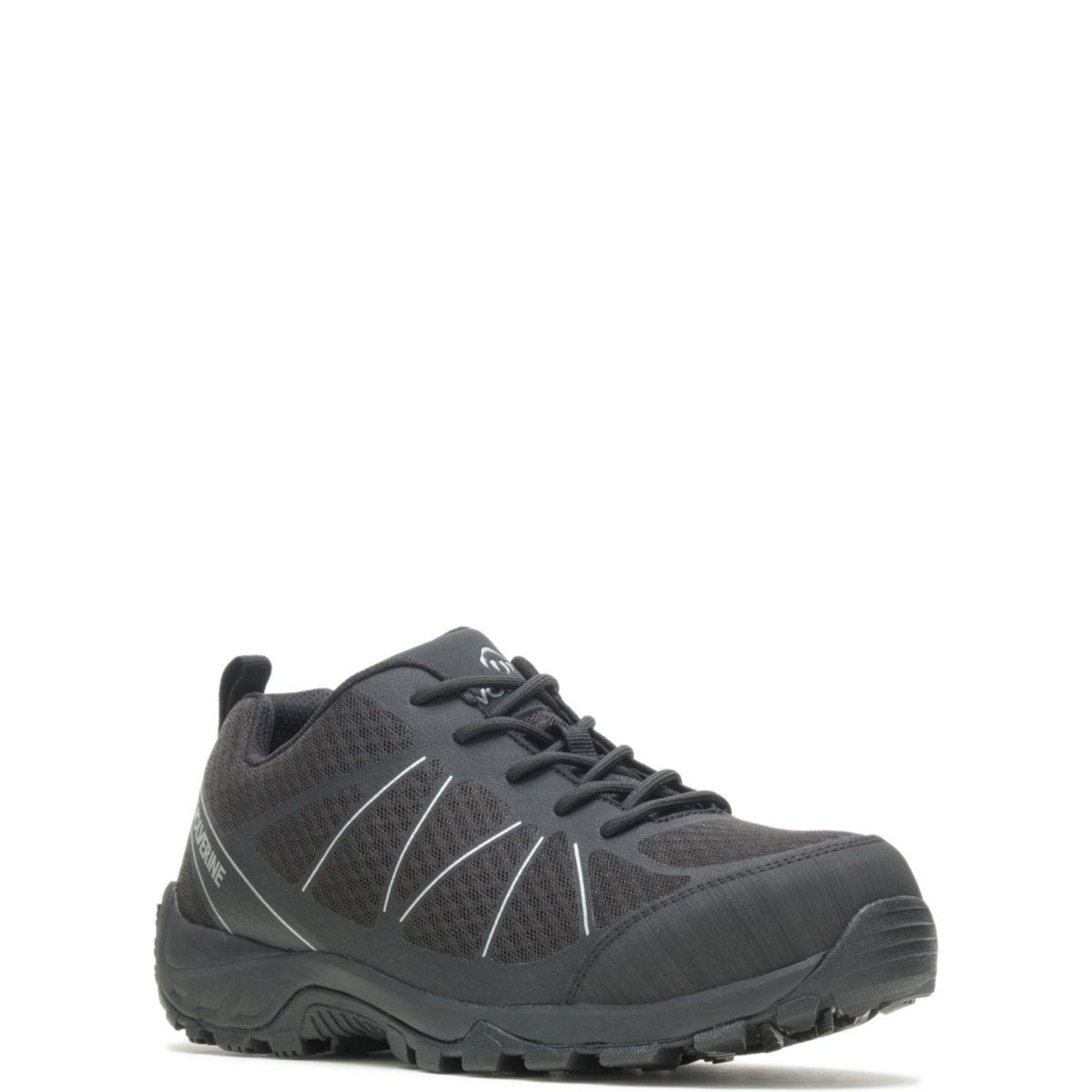 WOLVERINE Men's Amherst II CarbonMAXÂ® Composite Toe Work Shoe Black - W201147 BLACK - BLACK, 7 X-Wide
