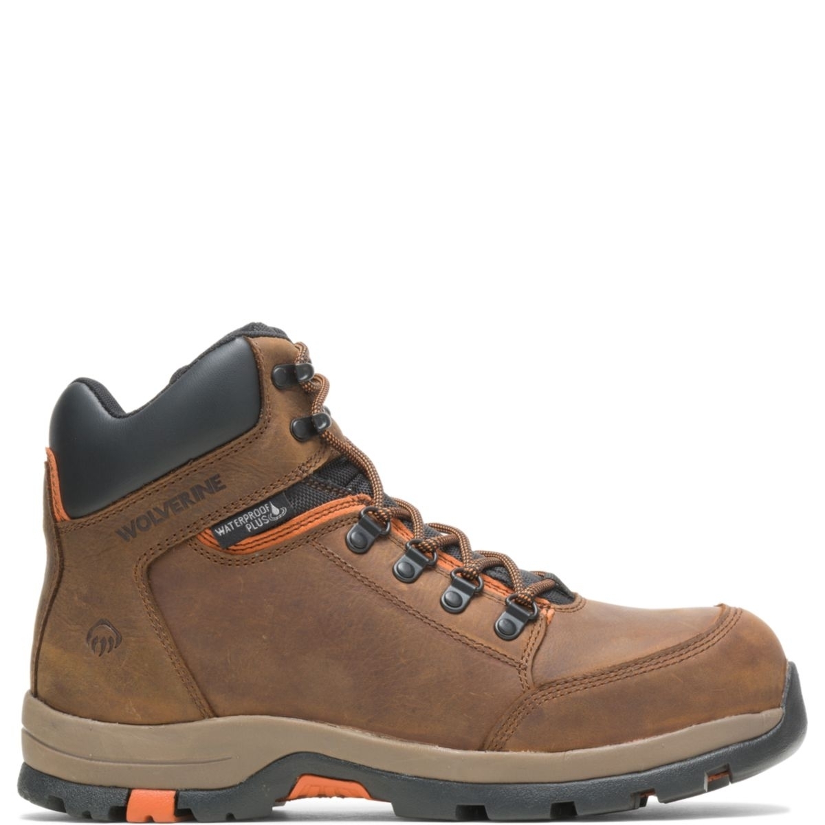 WOLVERINE Men's Grayson Steel Toe Waterproof Work Boot Brown - W211043 BROWN - BROWN, 10.5 X-Wide
