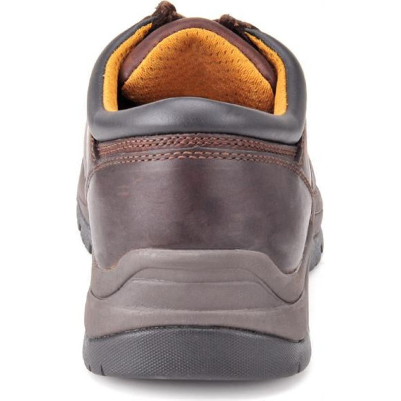 CAROLINA Men's Braze ESD Composite Toe Non-Metallic Work Shoes Brown - CA1520 DARK BROWN - BROWN, 11.5-D