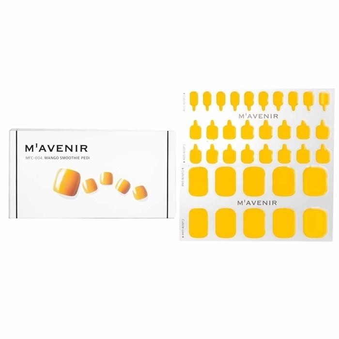 Mavenir Nail Sticker (Yellow) - # Mango Smoothie Pedi 36pcs