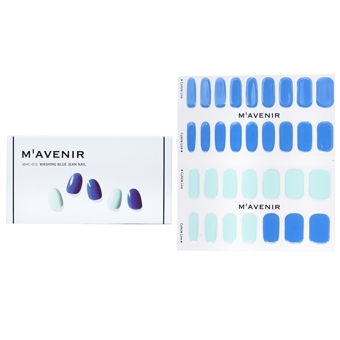 Mavenir Nail Sticker (Blue) - # Washing Blue Jean Nail 32pcs