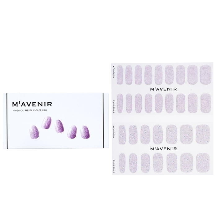 Mavenir Nail Sticker (Purple) - # Fiesta Violet Nail 32pcs