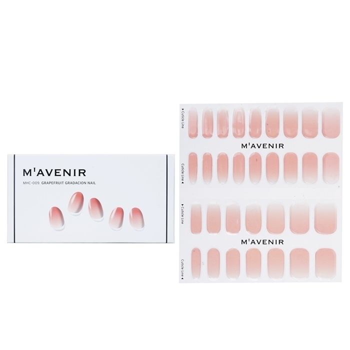 Mavenir Nail Sticker (Pink) - # Grapefruit Gradacion Nail 32pcs