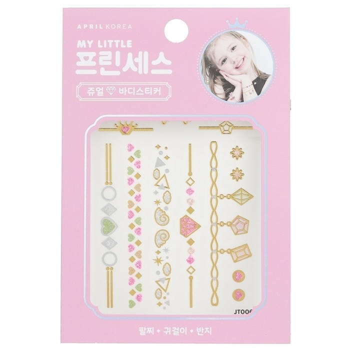 April Korea Princess Jewel Body Sticker - # JT006K 1pc