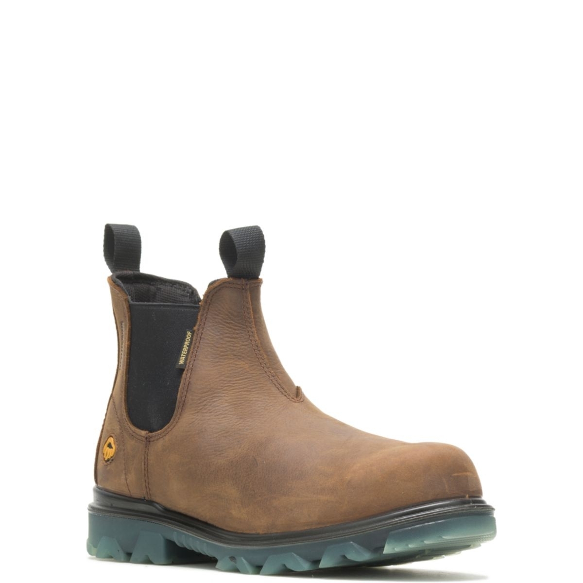 WOLVERINE Men's I-90 EPXÂ® Waterproof Soft Toe Romeo Pull On Work Boot Brown - W10790 - SUDAN BROWN, 8.5