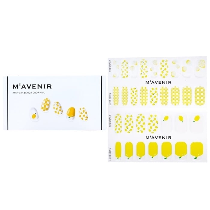 Mavenir Nail Sticker (Yellow) - # Lemon Drop Nail 32pcs