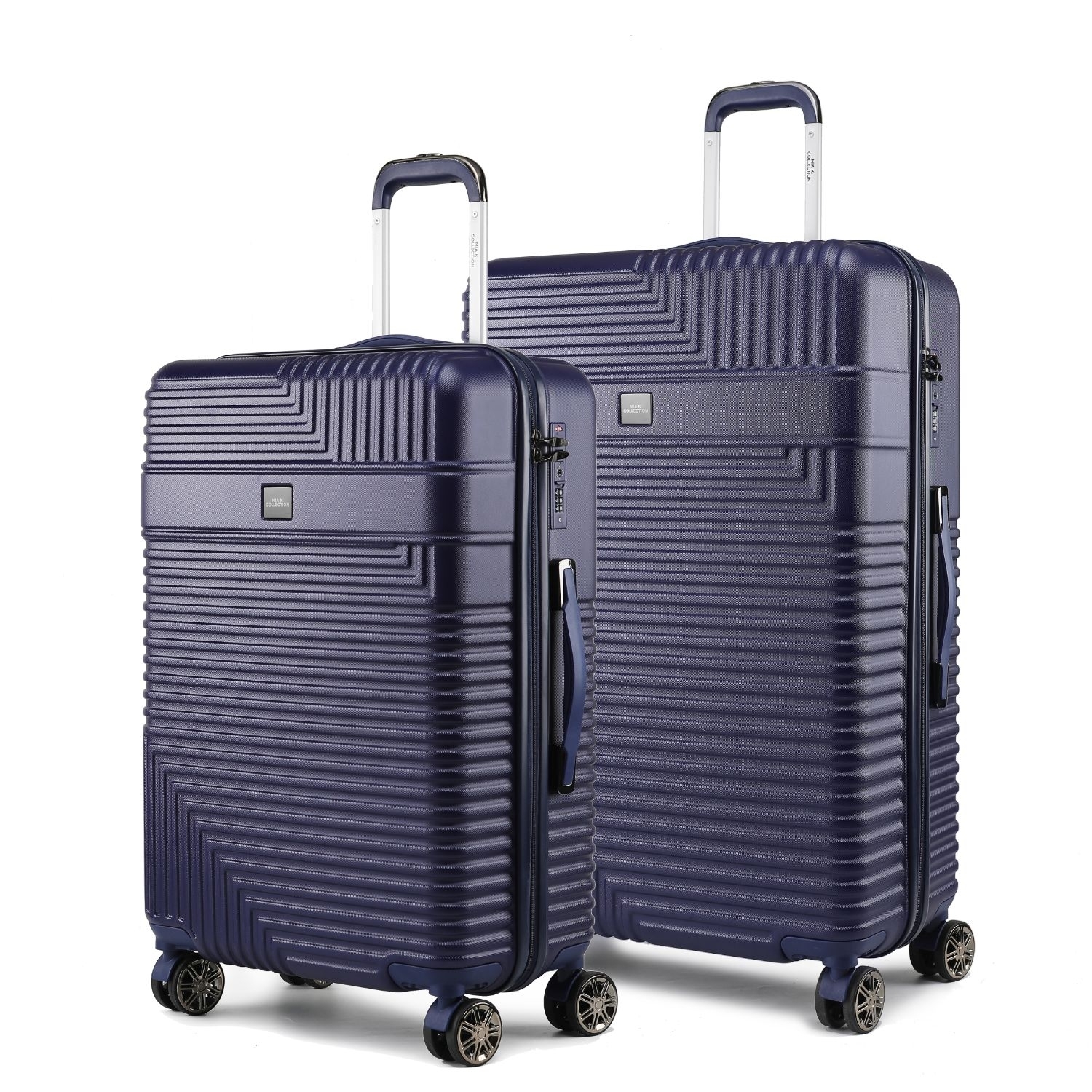 MKF Collection Mykonos Luggage Set-Extra Large And Large By Mia K- 2 Pieces - Navy