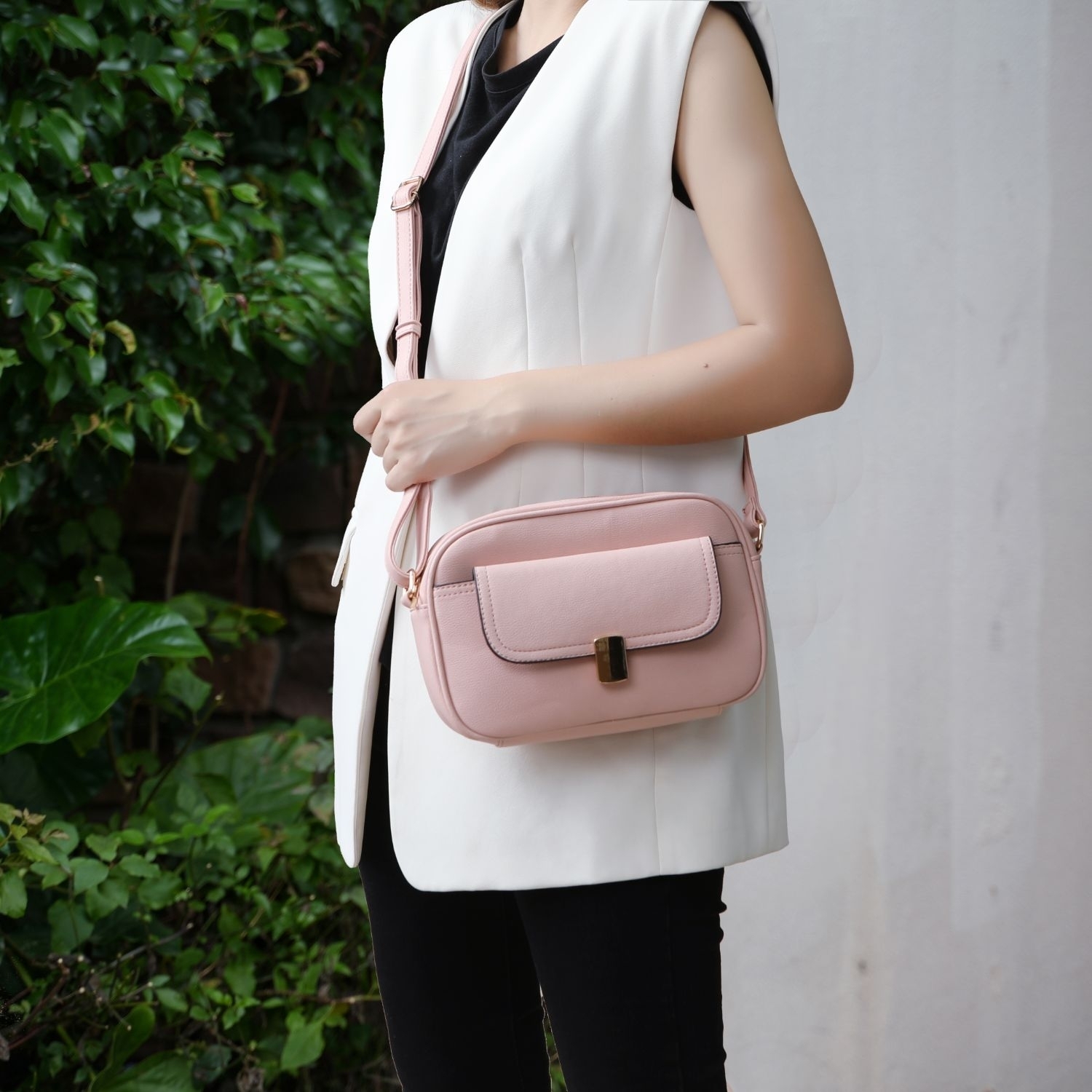 MKF Collection Michaela Vegan Leather Women's Shoulder Handbag By Mia K - Black