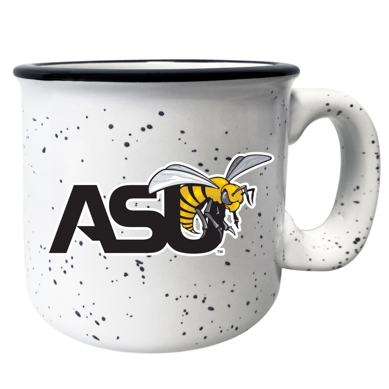 Alabama State University Speckled Ceramic Camper Coffee Mug - Choose Your Color - Grey