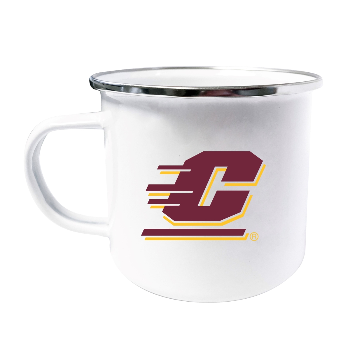 Central Michigan University Tin Camper Coffee Mug - Choose Your Color - Gray