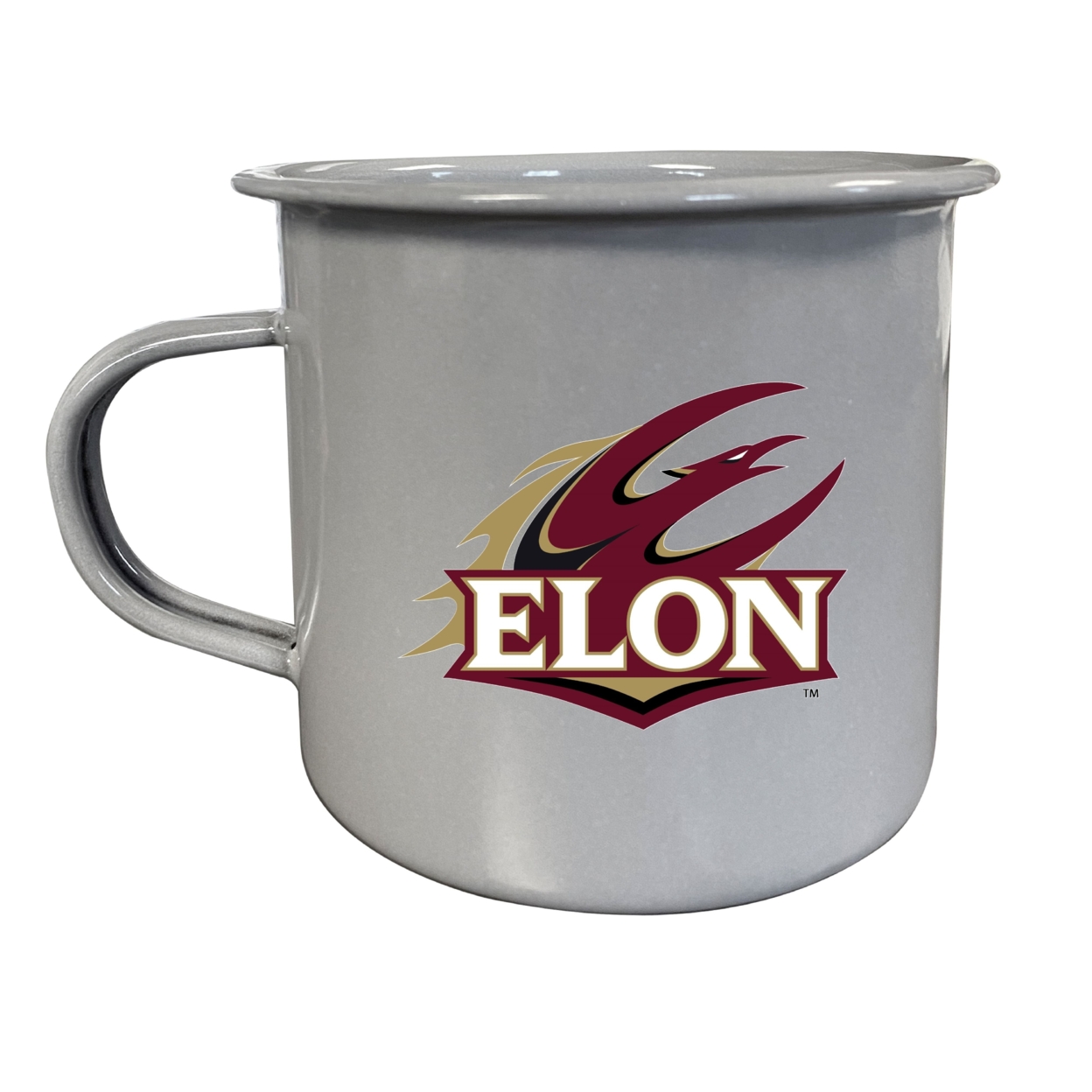Elon University Tin Camper Coffee Mug - Choose Your Color - White