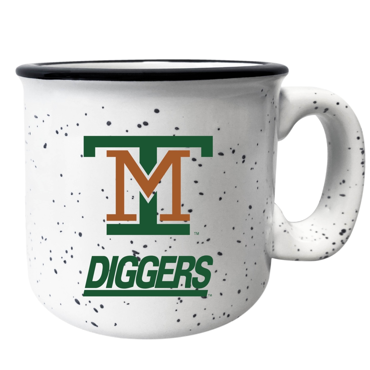 Montana Tech Speckled Ceramic Camper Coffee Mug - Choose Your Color - Gray