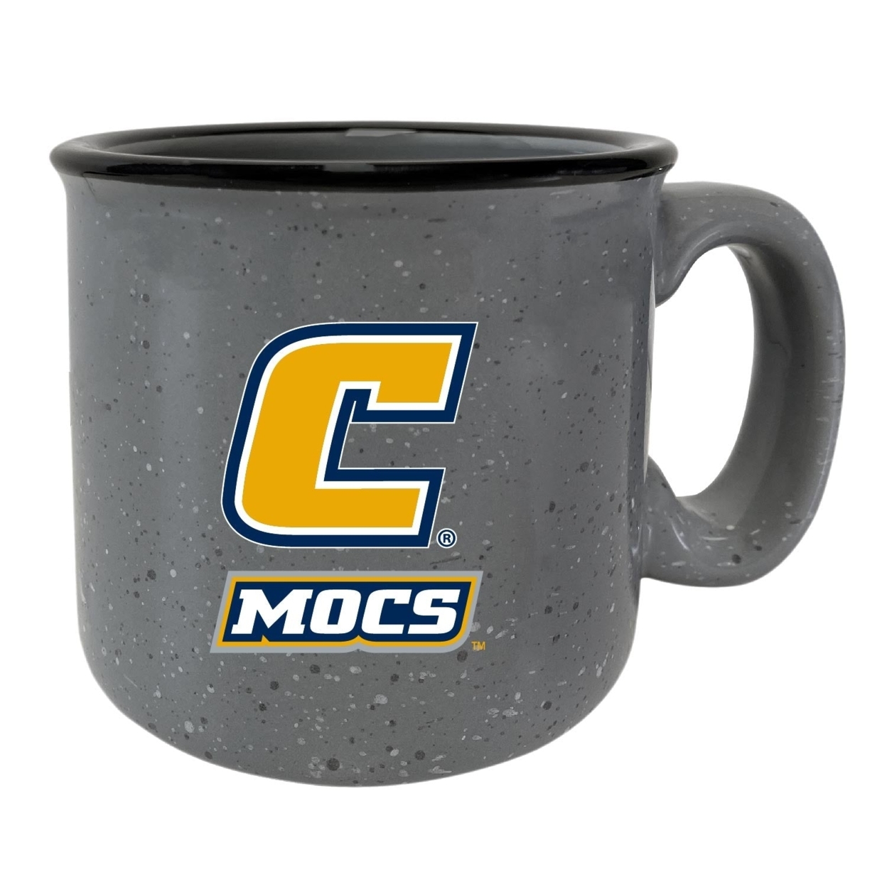 University Of Tennessee At Chattanooga Speckled Ceramic Camper Coffee Mug - Choose Your Color - Grey