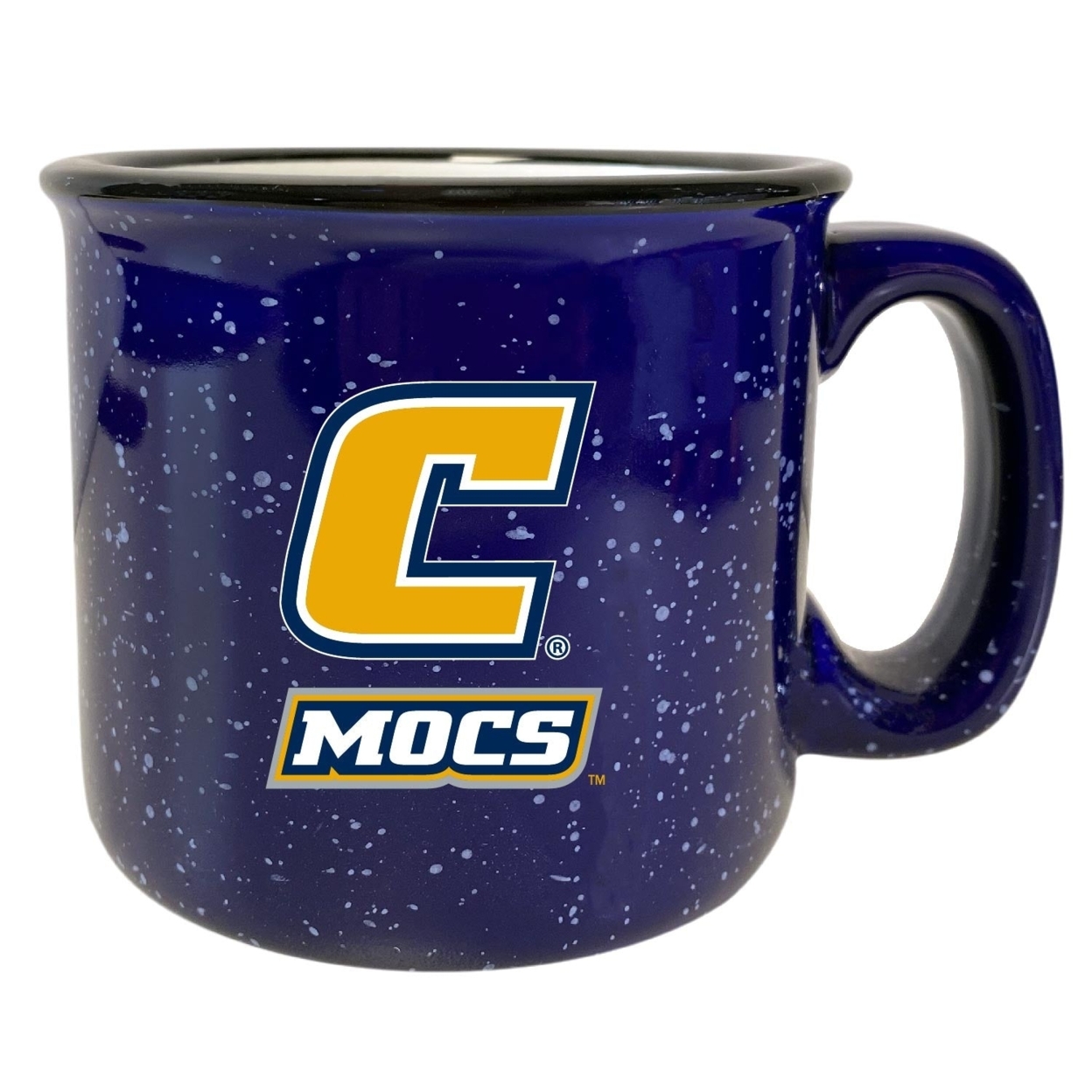 University Of Tennessee At Chattanooga Speckled Ceramic Camper Coffee Mug - Choose Your Color - Navy