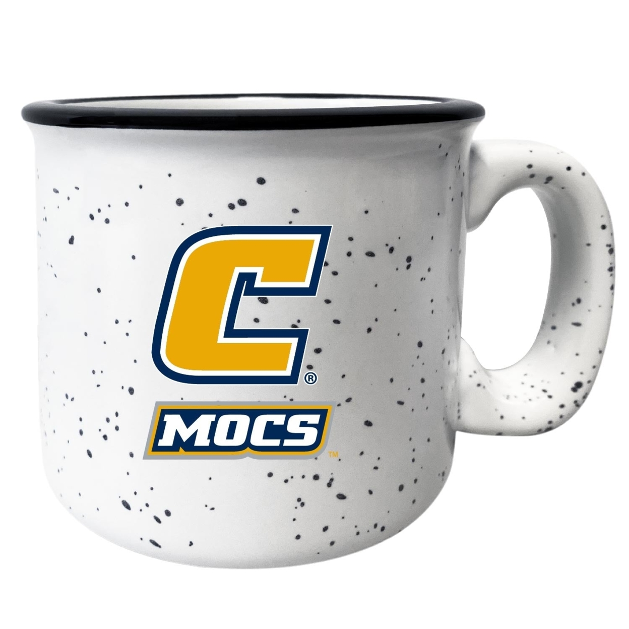 University Of Tennessee At Chattanooga Speckled Ceramic Camper Coffee Mug - Choose Your Color - Navy