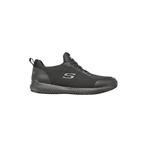 Skechers Men's Work: Cicades - Taolo ESD Alloy Toe Sneaker BLACK - BLACK, 10