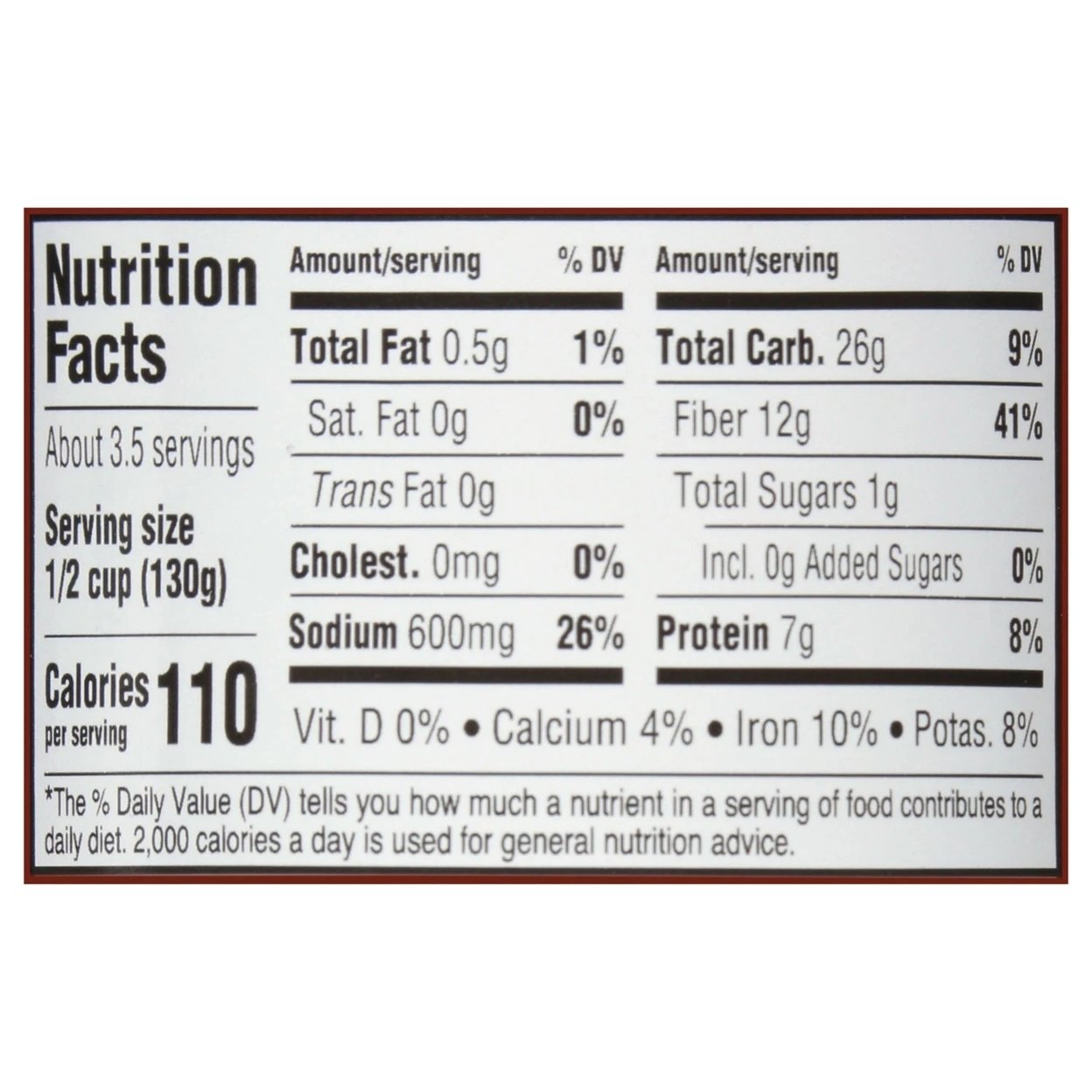 Bush's Zero Sugar Added Baked Beans, 15.8 Ounce (Pack Of 6)