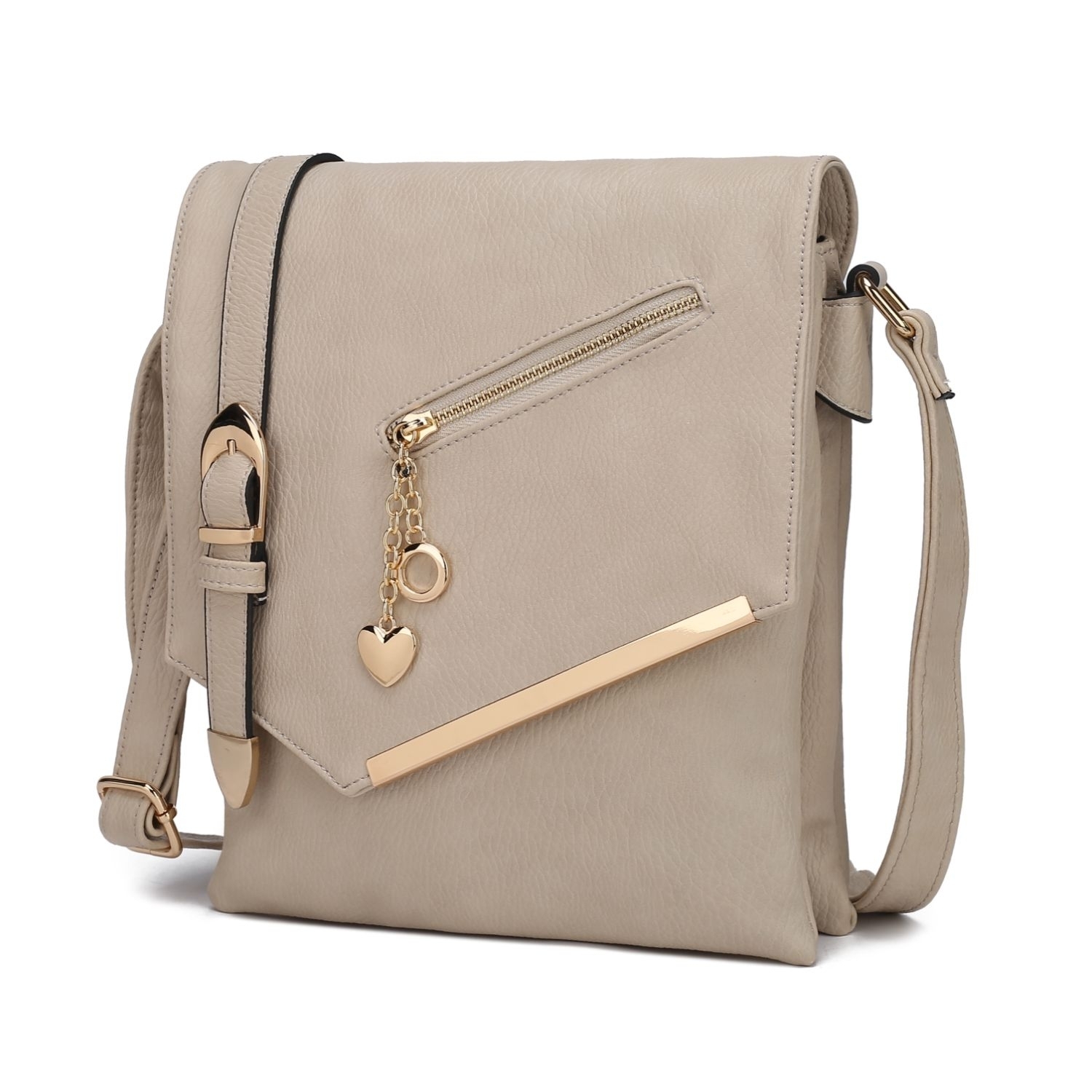 MKF Collection Jasmine Crossbody Handbag By Mia K. - Olive