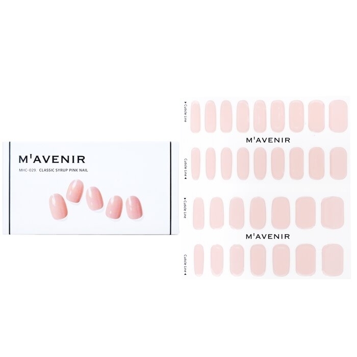 Mavenir - Nail Sticker (Pink) - # Classic Syrup Pink Nail(32pcs)