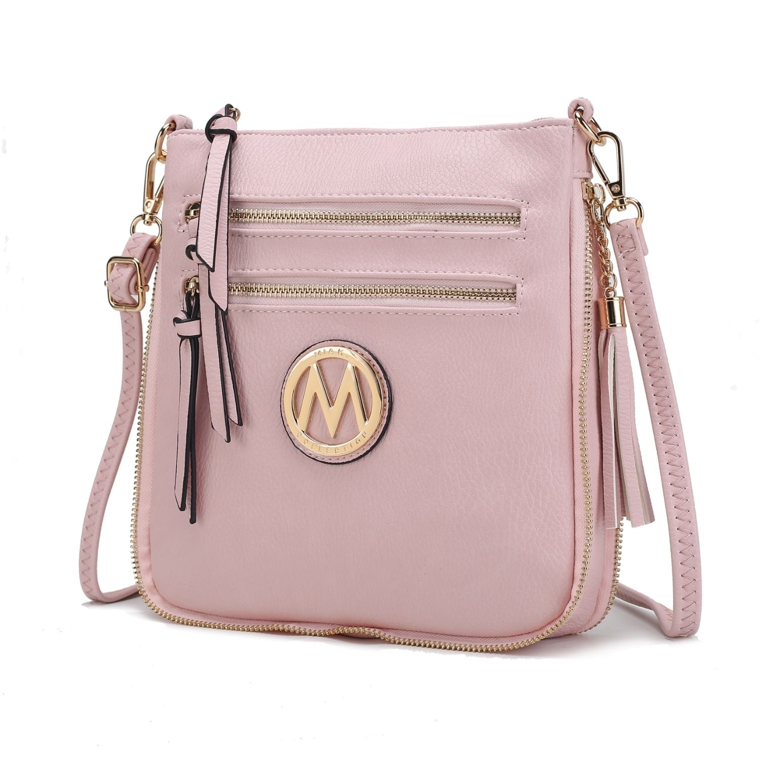 MKF Collection Angelina Crossbody Handbag By Mia K. - Pink