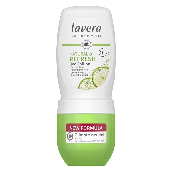 Lavera Deo Roll-On (Natural & Refresh) - With Organic Lime & Natural Minerals 50ml/1.7oz
